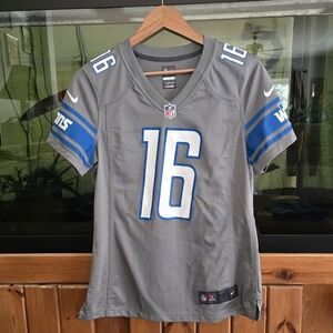 NWOT Authentic Nike Detroit Lions Jared Goff Women's Jersey medium